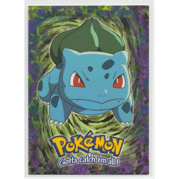 Bulbasaur/Ivysaur/Venusaur 1999 Topps Pokemon Movie Animation - Picture 2 of 8